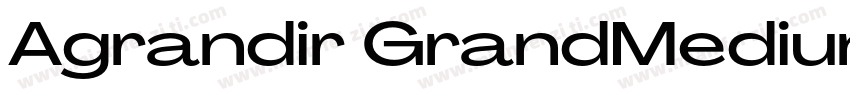 Agrandir GrandMediumItalic字体转换